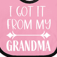 thumbnail image 4 of Inktastic I Got It from My Grandma Boys or Girls Baby Bib, 4 of 4