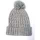 thumbnail image 3 of Gorro de punto con pompón para mujer y niña de invierno, bufandas y guantes de lana, conjunto de 2P MFZFUKR WMCH-377, 3 of 5