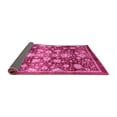 thumbnail image 2 of Ahgly Company Indoor Round Oriental Pink Traditional Area Rugs, 6' Round, 2 of 4