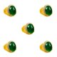 thumbnail image 3 of Qarigey Anillo de calcedonia verde de moda y ajustable - Evil Spirits At Bay Anillos redimensionables oro Type2 NO2, 3 of 6