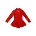 thumbnail image 4 of iEFiEL Kids Girls Tulle Figure Ice Roller Skating Ballet Dance Leotard Dress, 4 of 7