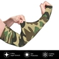thumbnail image 3 of Camouflage Sun Protection Cooling Arm Sleeves With Thumb Holes Gardening Outdoors Sunscreen Arm Sleeves, 3 of 6