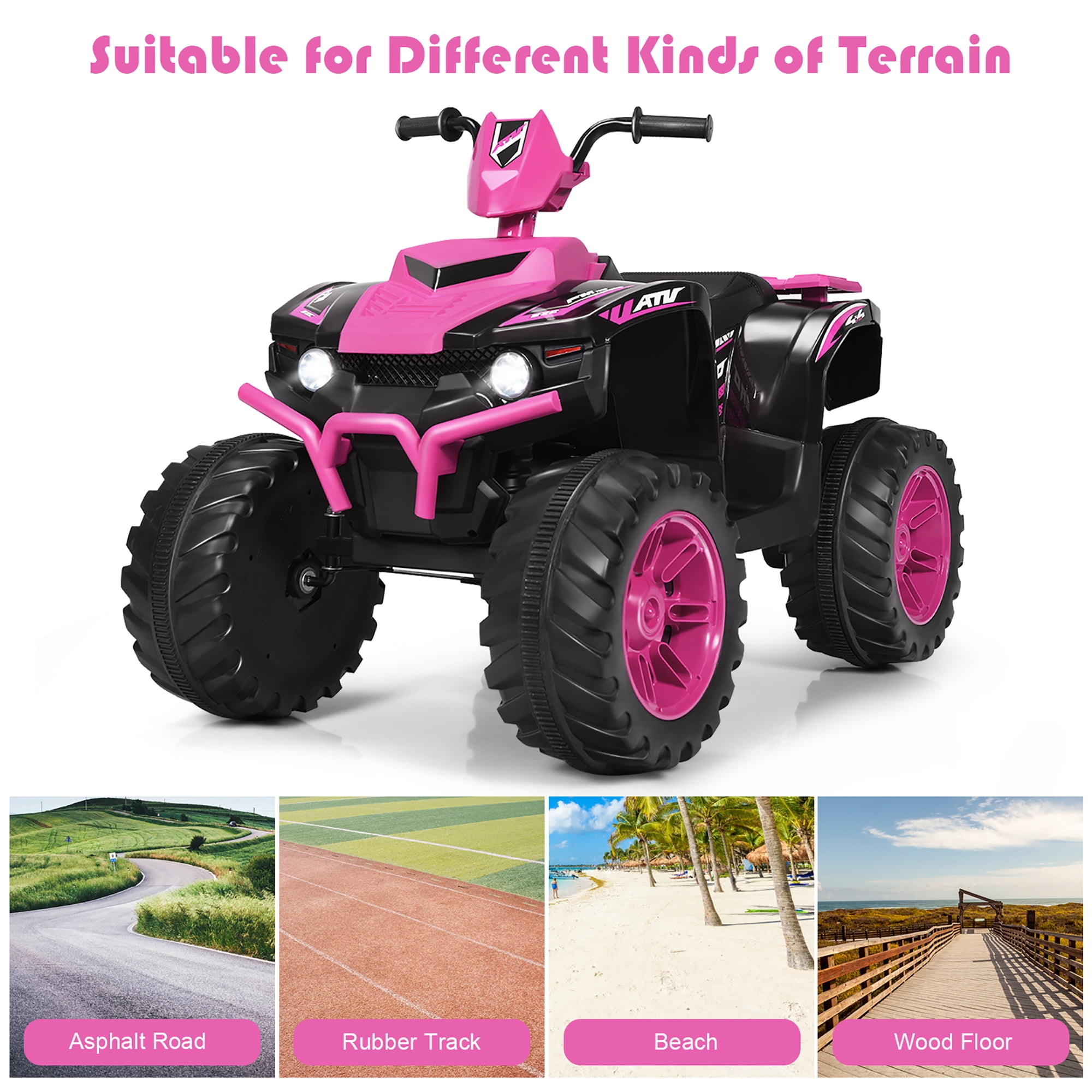 Pink hotsell 12v quad