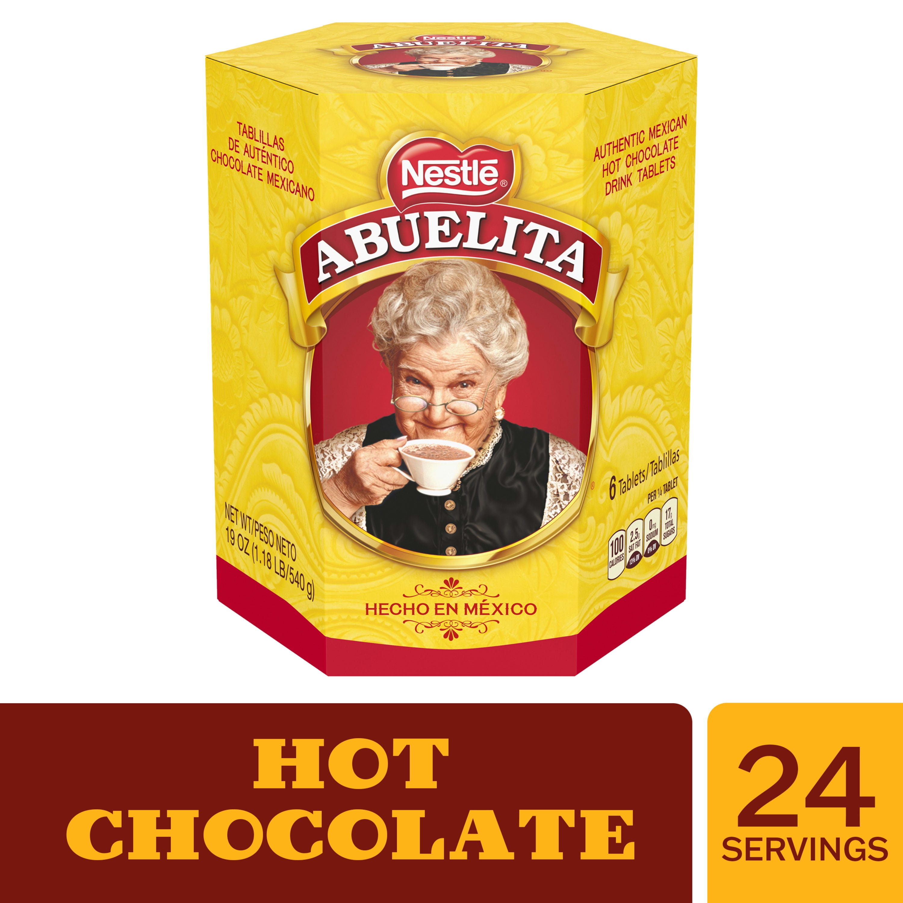 Nestle Abuelita Mexican Hot Chocolate Tablets 19 Oz Box