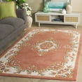 thumbnail image 2 of SAFAVIEH Aubusson Albus Medallion Area Rug, Peach/Ivory, 5' x 8', 2 of 11