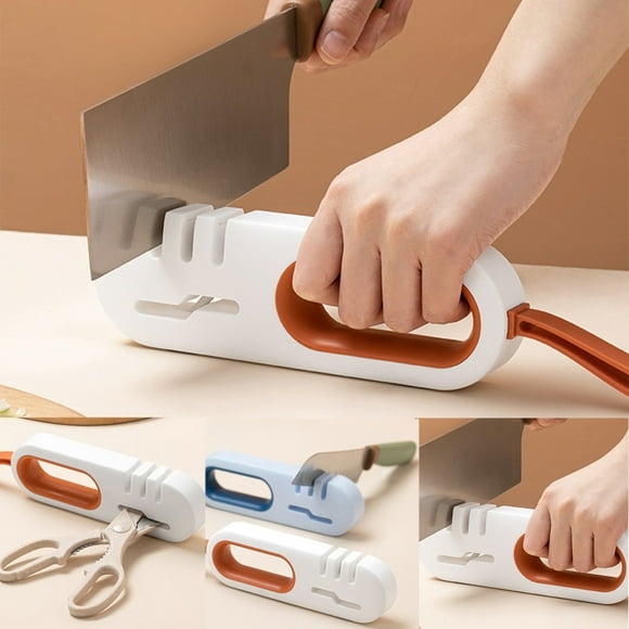 Neinkie Original Premium Knife Sharpener, Heavy Duty 4-Stage Diamond Really Works for Ceramic and Steel Knives, Scissors. Easily Restores Dull to Sharp