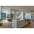 thumbnail image 6 of Nuvo Lighting Outpost 1 Light Small Pendant Matte White with Burnished Brass, 6 of 6