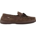 thumbnail image 3 of Lamo Footwear Men's Leather Moccasin Slippers Moc Toe Chocolate 7, 3 of 7