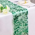 thumbnail image 3 of HELIAHOO 2 Pieces Green Table Runner, Sequin Glitter Metallic Easter Spring Table Runner, 11x108 Inch St Patricks Day Decorations, Christmas Wedding Party Everyday Dining Kitchen Home AZ83-28695, 3 of 8