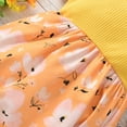 thumbnail image 5 of Seyurigaoka Baby Girls Casual Solid color Romper Short Sleeve Round Collar, 5 of 10