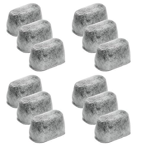 NISPIRA Charcoal Water Filter Pod for KitchenAid KCM11WF - Set of 12