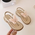 thumbnail image 5 of Gubotare Little Girls Sandals Toddler Baby Shoes Girl Boy Breathable Mesh Sneakers Non Slip Size 12 (Gold,Little Kids 12), 5 of 6