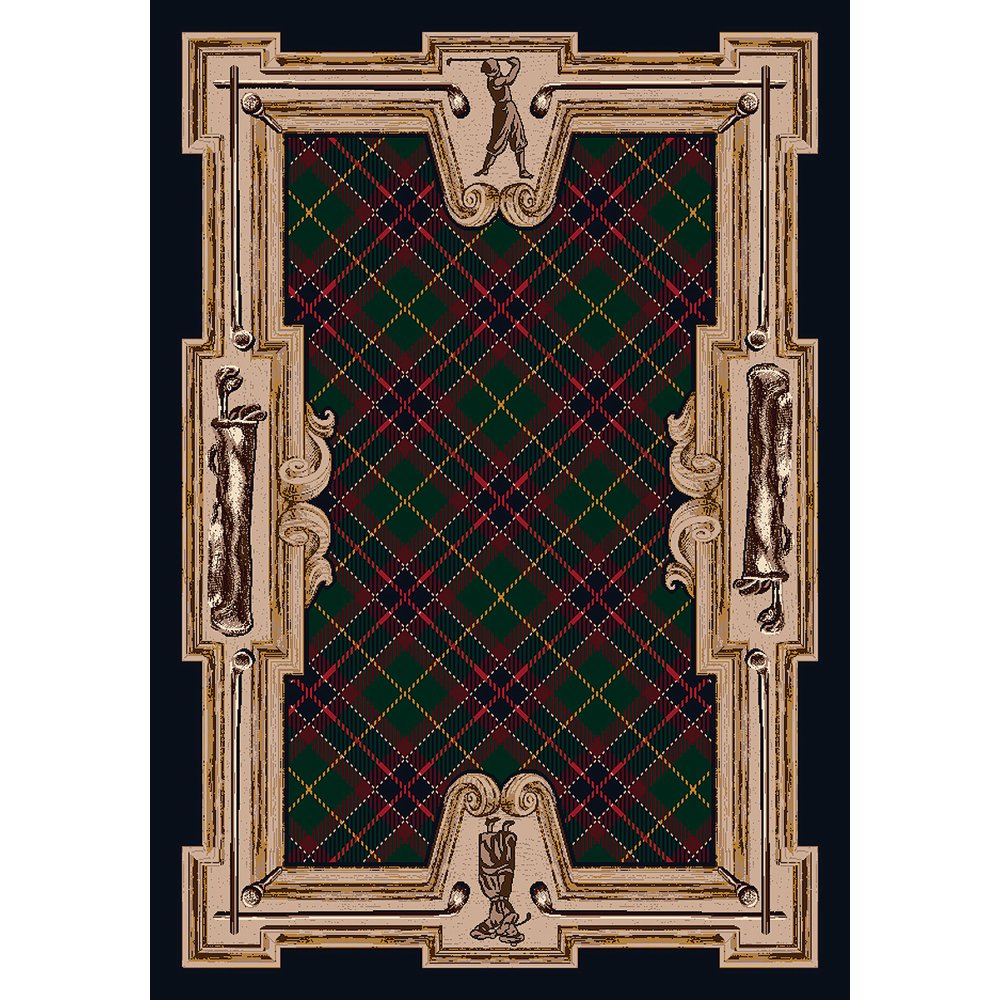 Milliken Seasonal Inspirations Area Rug Highland 12001 Emerald Sapphire