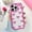 Hot Pink, variant on for iPhone 16 Case, Clear Cute Bows Ribbon Bowknot Aesthetic Pattern for Women Girls, Transparent Full Camera Protection Slim Soft TPU Protective Cover - Colorful