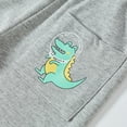 thumbnail image 4 of WOLLED Toddler Boys Knit Shorts Summer Casual Dinosaur Elastic Waist Shorts for Baby Boys 1-8 Years Old, 4 of 6