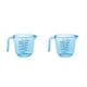 thumbnail image 4 of Ounissouiy Plastic Measuring Cups Pastry Kitchen Volumetric Container Cooking with Tool Measurement Liquid Multi Handle Measure Azul 150ml 2Conjunto, 4 of 6
