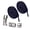 Navy Blue, variant on Joernso 2Pcs No Tie Shoelaces Heavy Duty Quick Release Press Lock Lazy Shoe Lace with Metal Lock Buckle for Kids Adults Elderly