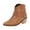 Brown, variant on YLYL Women's Ankle Boots Embroidered Point Toe Side Zipper Chunky Heel Western Cowboy Short Booties