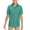 Aqua, variant on Boy's Embroidered Short Sleeve Wedding Baptism Kids Button-Up Guayabera Shirt (Hunter, L (12-14 yrs))