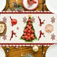 thumbnail image 4 of Upgraded Trees Snowflakes Christmas Table Runner Winter Christmas Holiday Kitchen And Dining Table Decoration Indoor And Outdoor Home Party Decoration 13 X 72 Inches N, 4 of 7