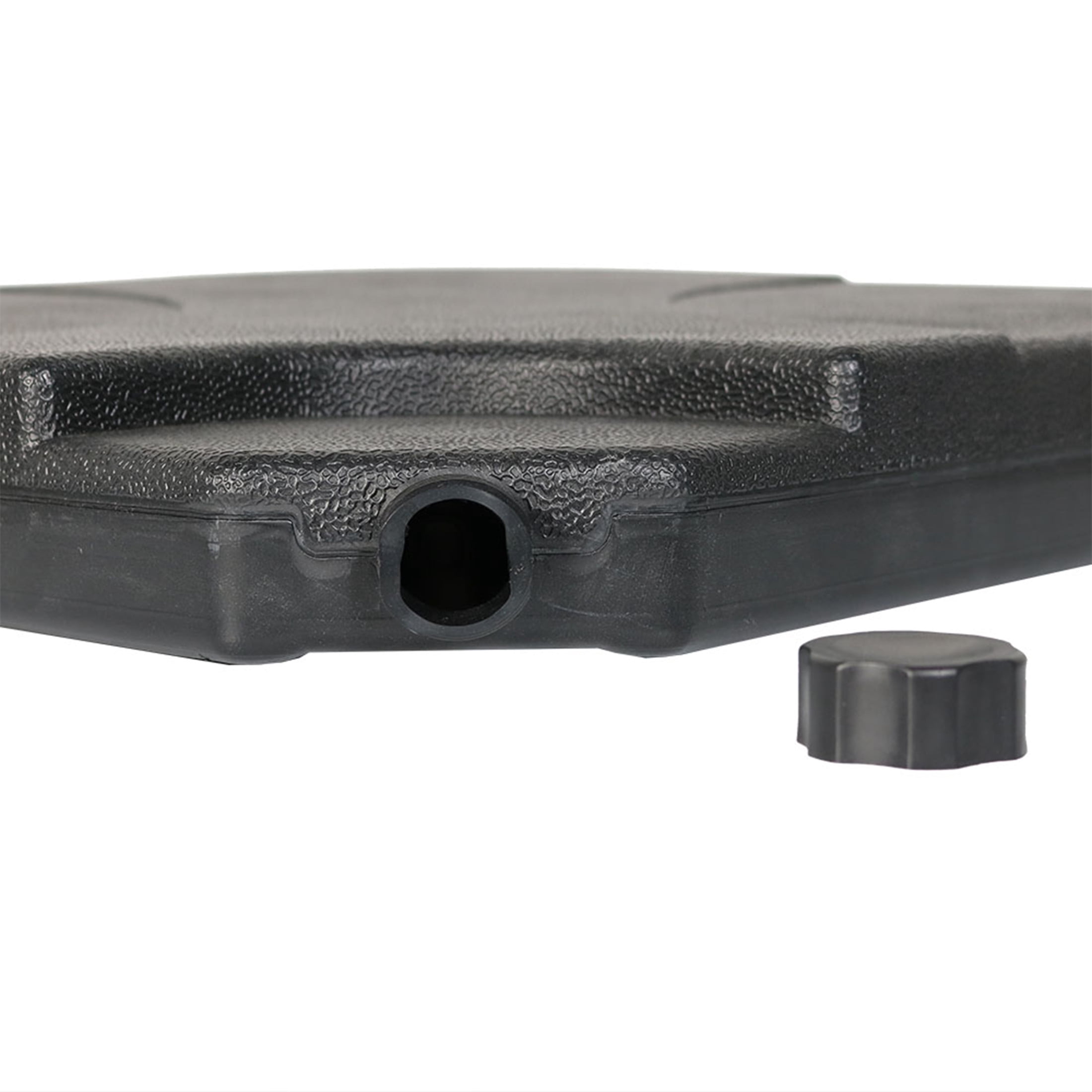 Sunnydaze 50 lb Black Cantilever Umbrella Base Weight, 4 Count