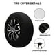 thumbnail image 2 of Fotbe Gamepads Funda de Llanta de Repuesto con Estampado, Engrosada, Ajuste Universal para Jeep, Remolque, RV, SUV, Camión-16 inch, 2 of 6