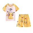 thumbnail image 1 of Conjunto de pijama de dibujos animados de Pikachu para niños y niñas, ropa de dormir de manga corta de Pokémon, Jersey, ropa de dormir para el hogar, Verano qym unisex, 1 of 2