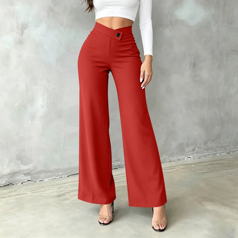 red flare dress pants The Dream Kick Flare Pant