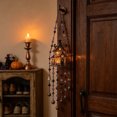 thumbnail image 5 of BingTong Halloween Themed Wind Chime Acrylic Outdoor Decor,Wind‑Chime‑Style Wall Pendant with Ghost,Witch Hat,Pumpkin and so on Design,Bead‑Strung Holiday Decor,for Window,Door,H-B, 5 of 6
