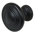thumbnail image 3 of GlideRite 1.25 in. Classic Round Ring Cabinet Knob, Matte Black, 3 of 5