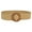 A, variant on Belts for Women, Vintage Waist Belt Round Wooden Smooth Buckle Fake Straw Wide Belt, Loop Buckle, Belts (D, One Size)