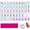 Magenta, variant on American-style Mahjong Set (4 layers), 160 blue acrylic engraved mahjong tiles, includes mahjong bag and accessories: Toys and Games