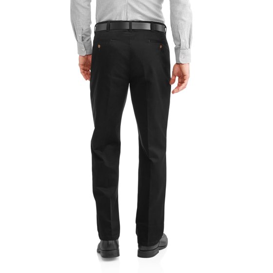 Men's Pleated 100 Cotton Twill Pant with Scotchgard
