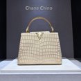 thumbnail image 5 of Bolso de piel de marca de lujo para mujer, bolso de mano de piel de cocodrilo original, nuevo bolso de mano de un solo hombro para mujer, gran oferta, envío gratuito, 5 of 5