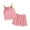 Pink, variant on yillto Little Girls Pajamas Sets Sleeveless Tank Tops and Pjs Shorts Summer 2 Piece Sleepwear Outfits