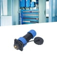 thumbnail image 4 of Conector De Alimentación De Aviación Contactos De Cobre De Conductividad Enchufe Impermeable De Montaje De 4 Orificios Para Comunicaciones Para Equipos Electrónicos ANGGREK Eléctricas, 4 of 8