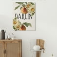 thumbnail image 2 of Stupell Industries Darlin' Southern Phrase Vintage Peach Tree Typography Painting Gray Framed Art Print Wall Art, 11 x 14, 2 of 3