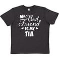 thumbnail image 3 of Inktastic My Best Friend is My Tia with Hearts Youth T-Shirt, 3 of 5