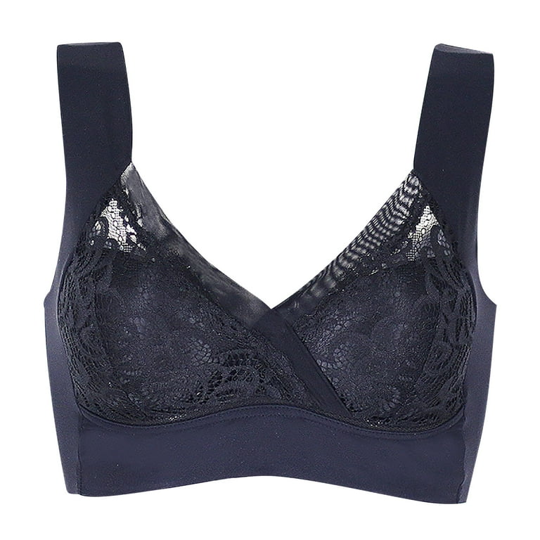 Kddylitq Mastectomy Bras With Built In Breast Forms Padded Placed  Adjustable Black Lace Push Up Bra Buckle Bralette Comfortable Wireless Sexy  Bras