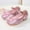 Pink, variant on Liyamei Little Kids Girls Sandals Glitter Sequins Closed Toe Low Heels Princess Dress Shoes Party Dance Shoes Size Blue 3-3.5 Years