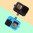 thumbnail image 2 of Funda de silicona para GoPro Hero 10 9 Película protectora Tapa de lente (Azul) Ehuebsd Para estrenar, 2 of 9