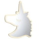 thumbnail image 1 of GOOHOCHY 1pc Unicorn Shape Acrílico Espejo decorativo Etiqueta de la pared Calcomanía para habitación de niños, 1 of 8