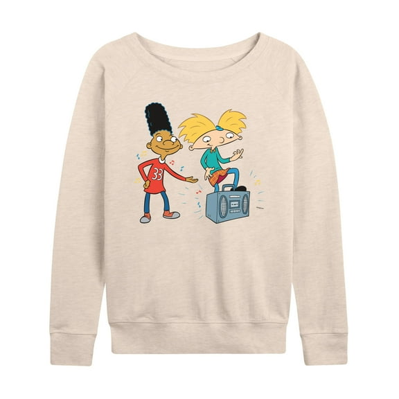 Hey Arnold! - HA Air Guitar - Women's Lightweight French Terry Long Sleeve Shirt