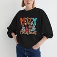 thumbnail image 2 of Sudadera Para Mujer, Sudaderas de Otoño, Blusa Holgada de Manga Larga Con Cuello Redondo A La Moda, Camisetas Con Estampado Navideño Odeerbi ODB150910, 2 of 5