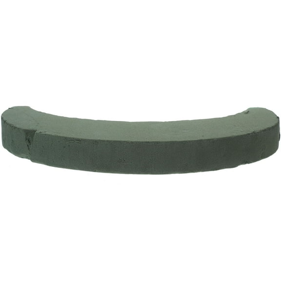 WASHWEPE Fresh Flower Arrangement Mud Moon Shape 1Set 13.8X8.8X1.4In