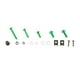 thumbnail image 3 of Kit de pernos de de motocicleta 177 piezas M5 M6 tornillos de parabrisas sujetadores Verde Cola Pernos de carenado, 3 of 5
