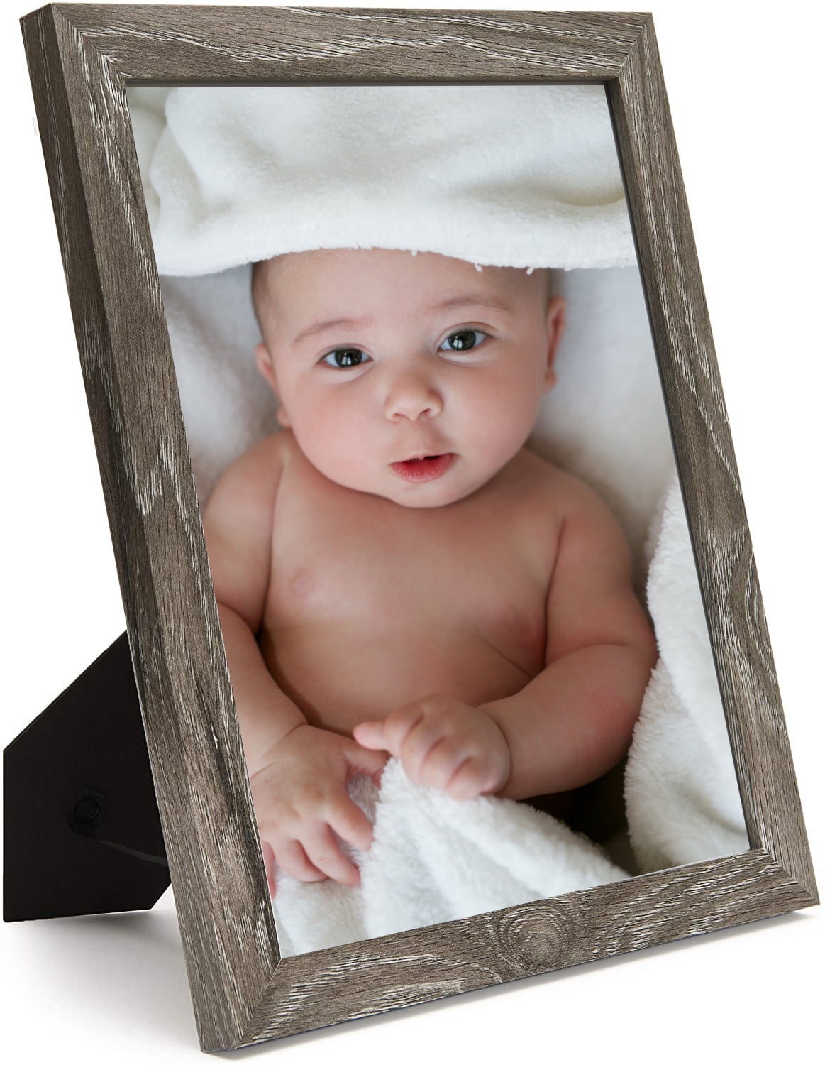 Ecohome Picture Frames 8x10 Grey Wood Made for Tabletop or Wall