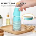 thumbnail image 4 of Season Time 2 Pack 3 oz Capacity Mouthwash and Disposable Paper Cup Holder Small Water Cup Dispensers, 4 of 8