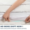 thumbnail image 6 of Ang Qi Twin Size Mattress Topper Pillow Top Mattress Pad, Hotel Quality Down Alternative with 12-21Inch Deep Pocket, 6 of 7