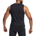 thumbnail image 2 of Mens T-Shirts Autumn Winter Solid Color Round Neck Sleeveless Loose Vest Sports Running Basketball Tops T Shirts Activewear, 2 of 5